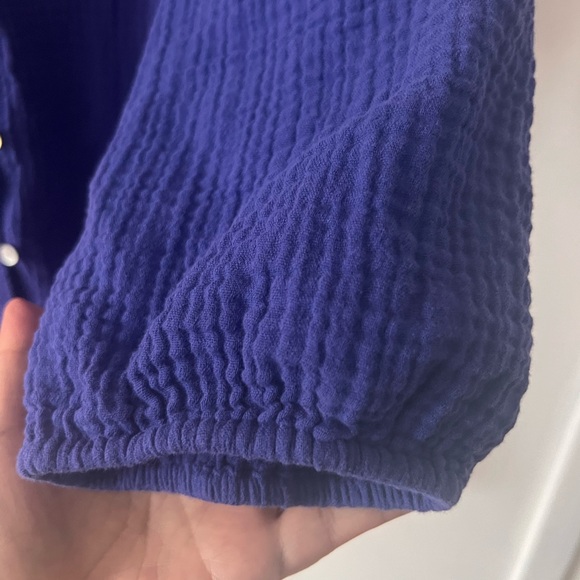 Penningtons Royal Blue Button-Down Shirt - Picture 6 of 8